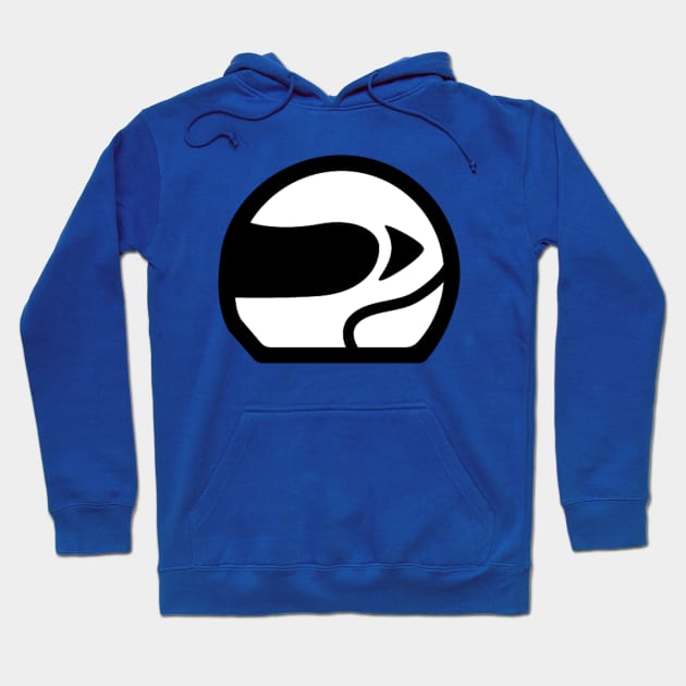 Motor Speed Racing Helmet Icon Hoodie by AustralianMate